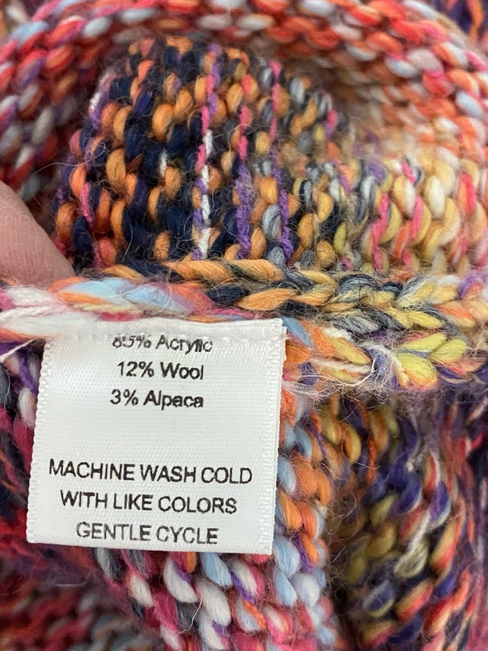 A BEAUTIFUL SOUL (ARULA) WOOL CARDIGAN SWEATER - 1X - Picture 10 of 10